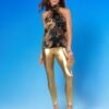 Roxana Gold Leggings